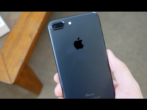 Iphone 7 Plus Matte Black Unboxing Setup And First Impressions