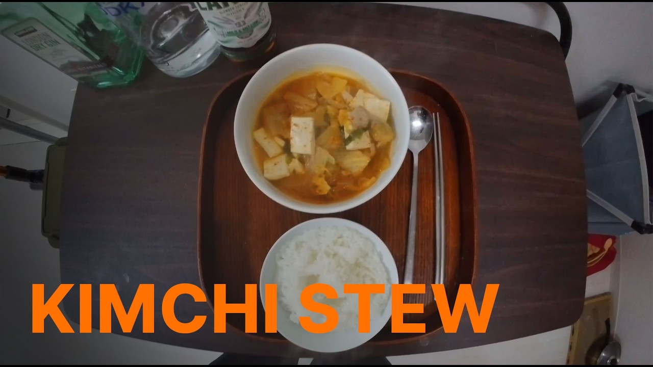 Kimchi Jjigae (kimchi stew)