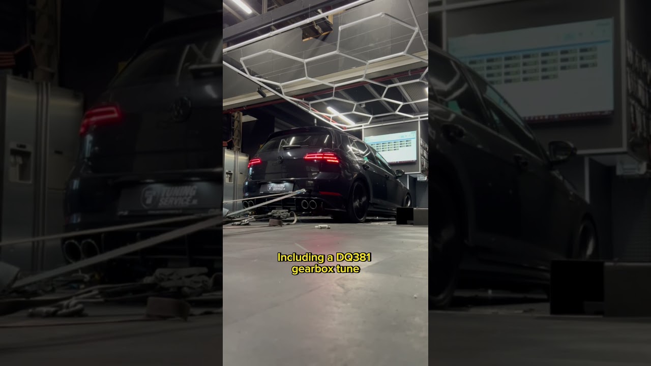 VOLKSWAGEN GOLF 7.5R on dynometer! Stage 2 tuned with GT Flasher
