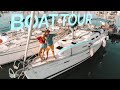 BOAT LIFE: A tour of our LITTLE FLOATING HOME | Sailing Talia Ep. 5