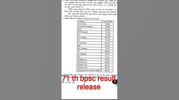 #bpscresult  #71bpsc #upsc #sscgd #71thbpscprelims #results #gk ##gs#motivation #shorts #viralshort