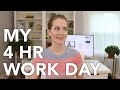 My 4 hr/day Work Routine