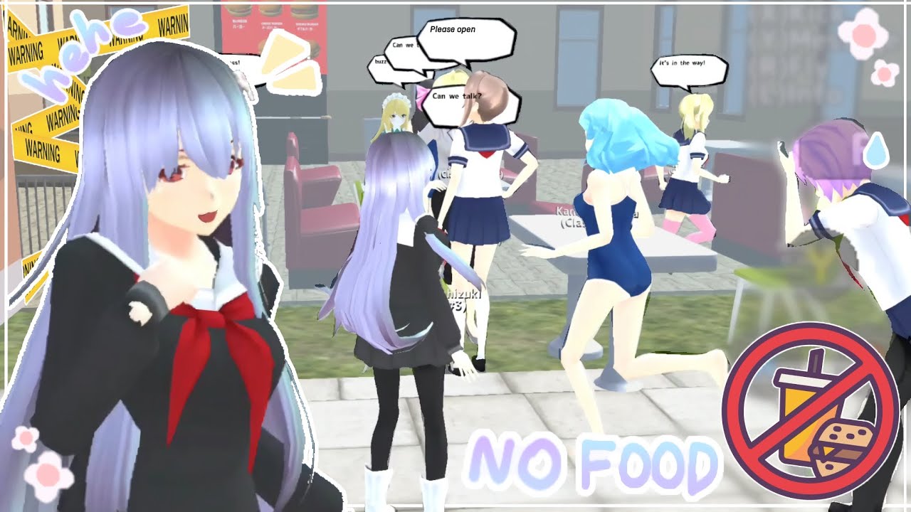 🍜 CLOSING all RESTAURANTS for 24 HOURS ⌛🛍️❌ ᴘᴀʀᴛ. 3 ⧼🍩School Girls Simulator🍩⧽