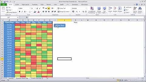Học Excel Cơ Bản   85 Heatmap bằng conditional formatting