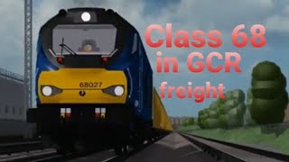 Class 68 passing Landfield Depot
