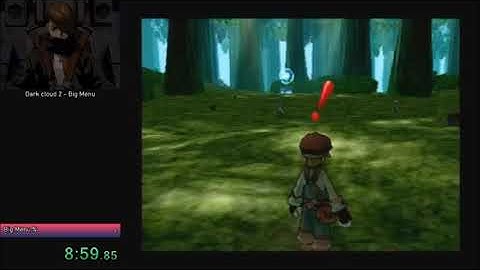 Dark Cloud 2 Big Menu Glitch RTA