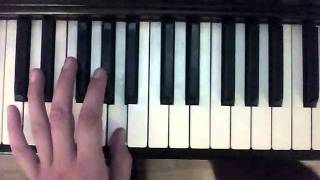 Video thumbnail of "sunshine of Love intro Piano"