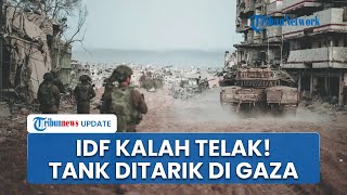 Tentara Israel Ketahuan Derek Tank Canggihnya Yang Hancur Dibom Hamas, Idf Luka Parah Kena Ledakan