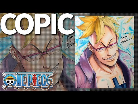 One Piece Drawing マルコ 不死鳥のマルコ Marco The Phoenix ワンピース Copic Copicart Youtube
