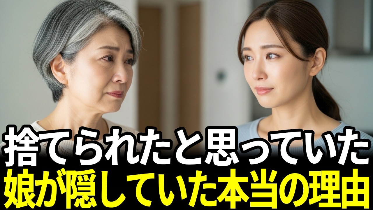六十代で知った、娘が三十年隠していた本音...