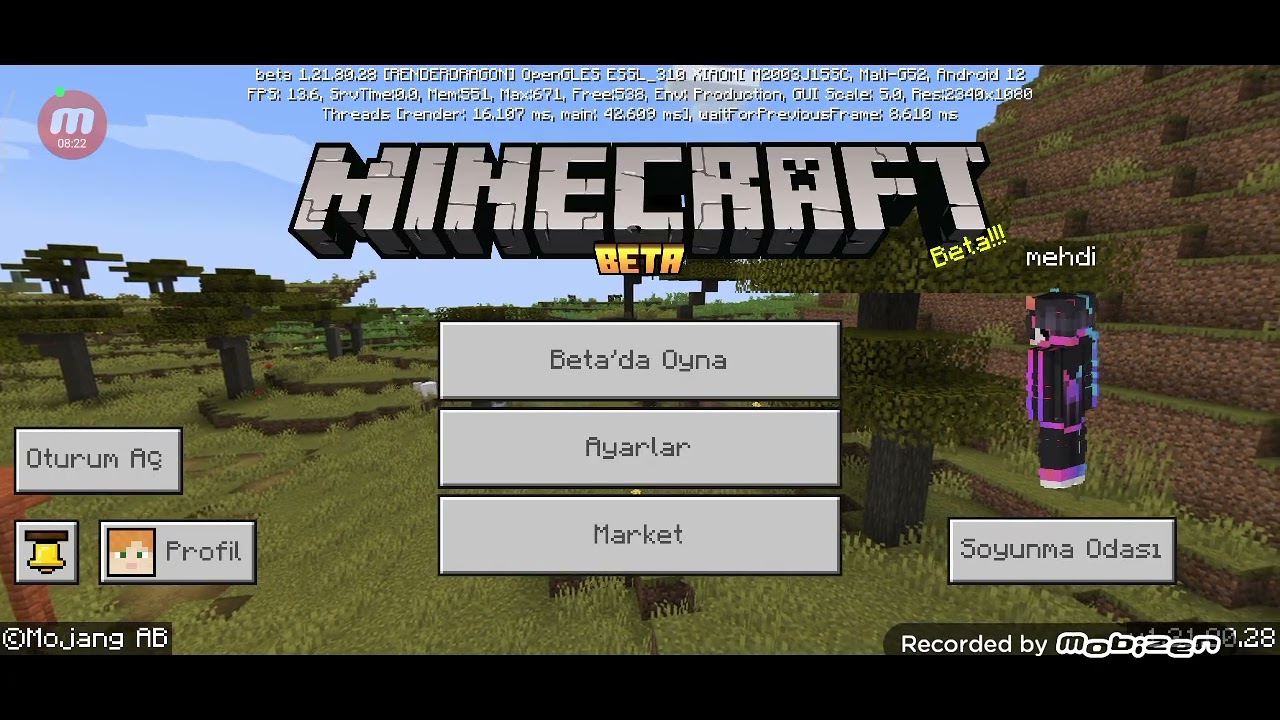Minecraft hardcore oynadım öldüm