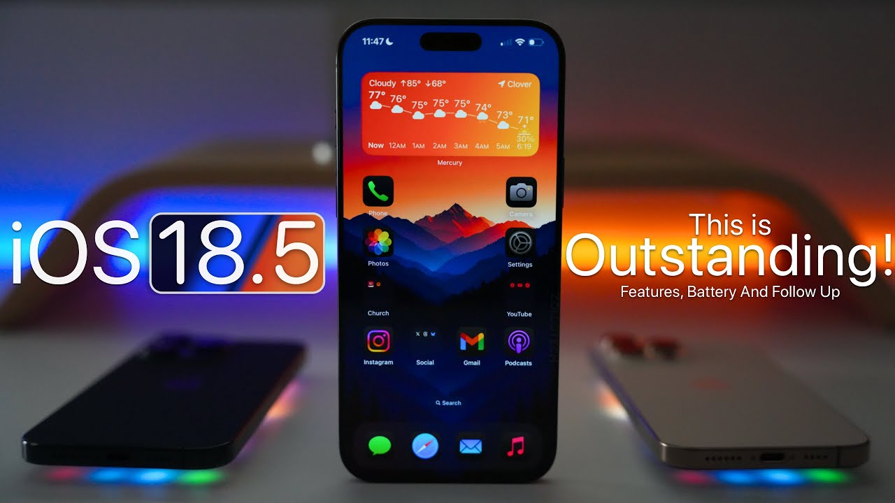 iOS 18.5 - Outstanding! - First Follow Up with Battery, Features