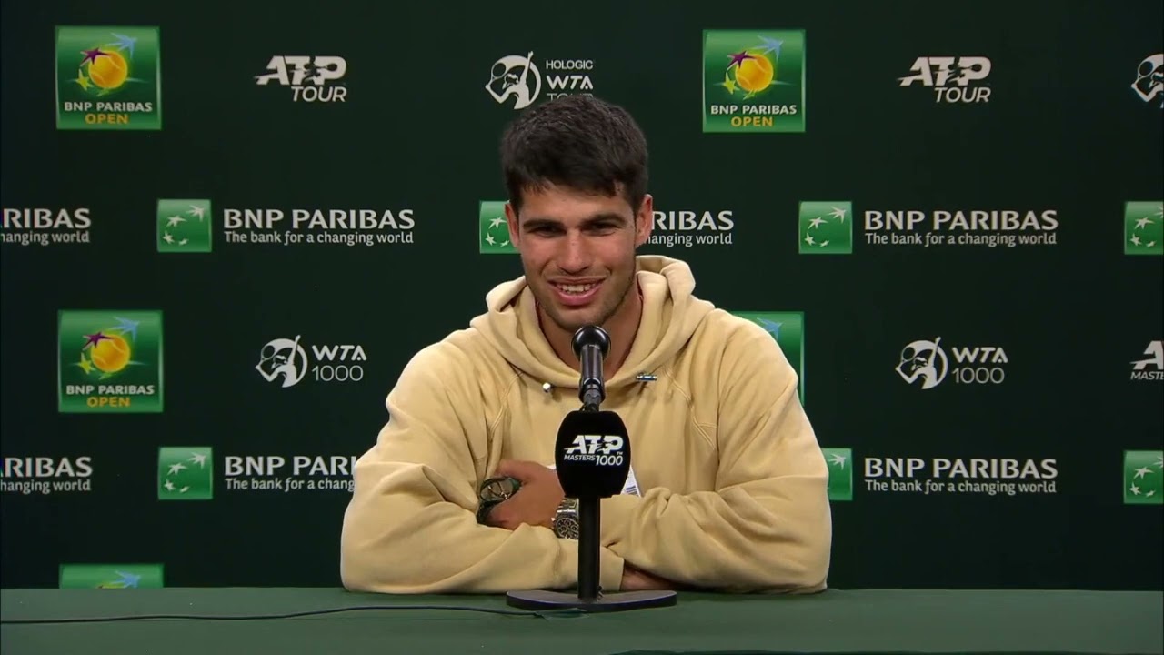 " I try make people enjoy to watch!" Carlos Alcaraz Press Conference BNP Paribas Open 2023 R2