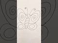 how to make beautiful butterfly, Step by step #drawing #shorts #youtubeshorts #viral #butterfly
