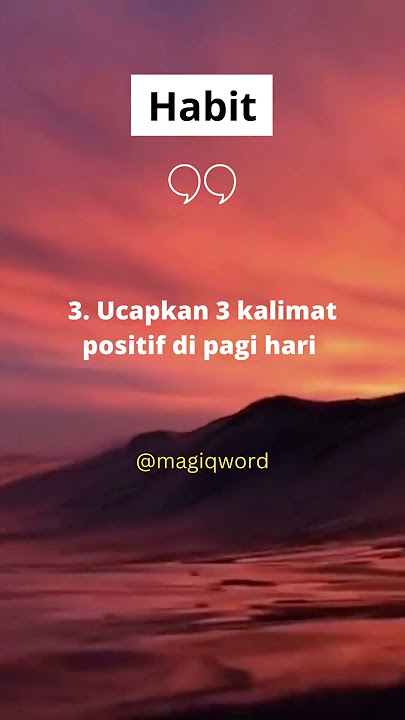 5 Kebiasaan Satu Menit yang akan Mengubah Harimu #psychologyfacts #subscribe #shourts #habits