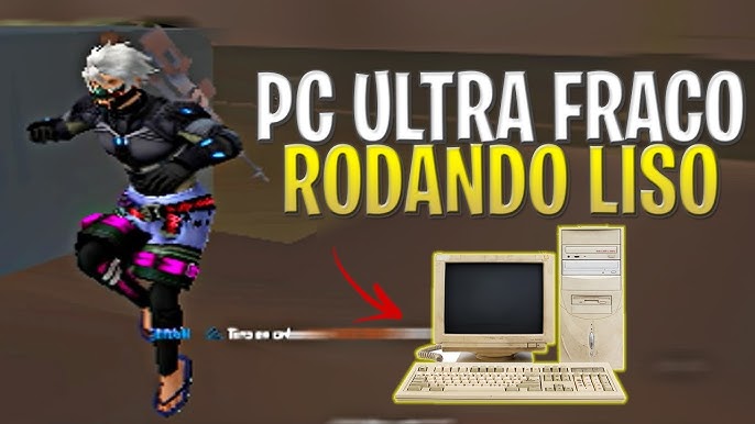 COMO JOGAR FREE FIRE NO PC / ATUALIZADO 2020 PC FRACO 