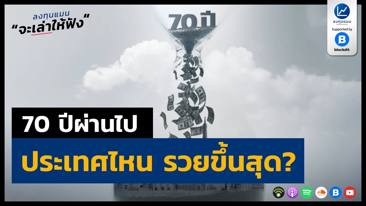 70 ปีผ่านไป ประเทศไหน รวยขึ้นสุด? - ลงทุนแมนจะเล่าให้ฟัง