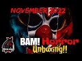 November 2022 BAM! Horror Box Unboxing!!