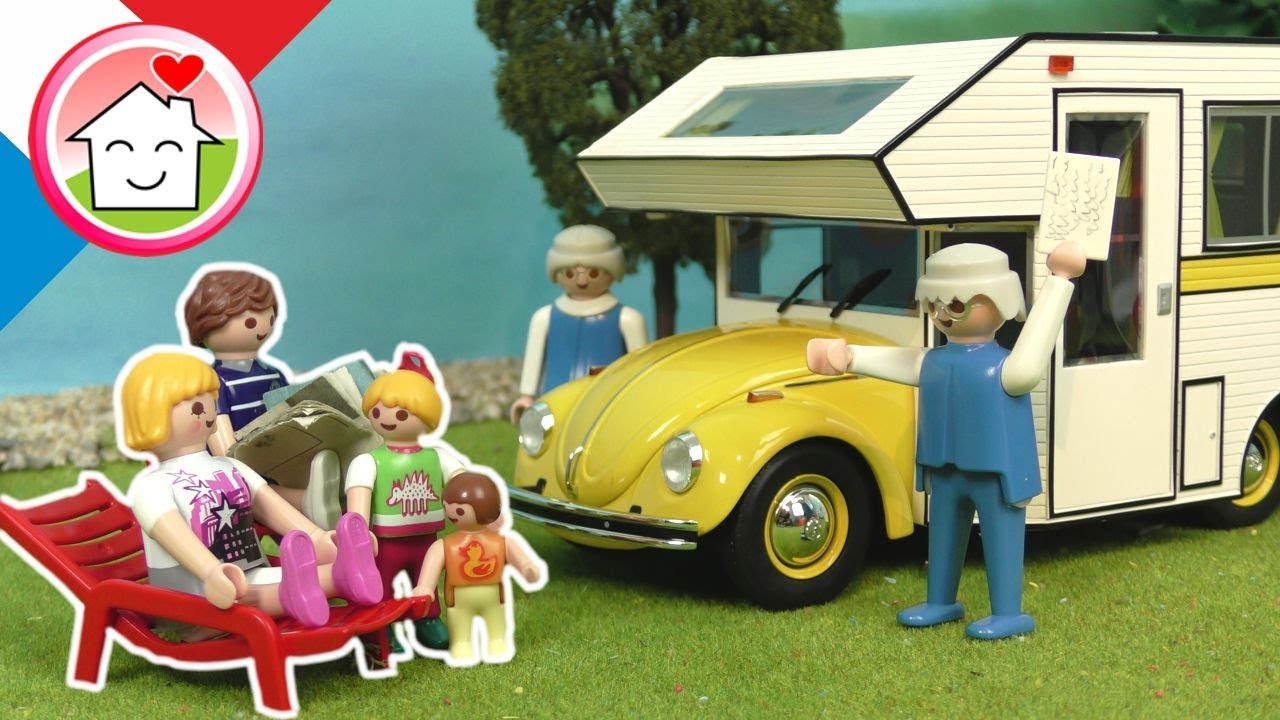 Playmobil en francais Camping avec la famille Hinterwaldlern - La famille Hauser