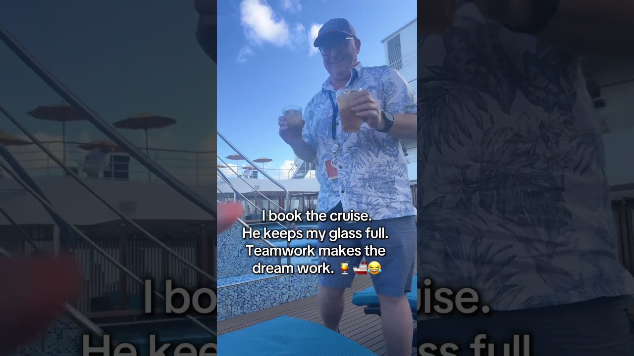When you know you have the perfect husband 🥰 #cruise #cruisetips #lifetips
