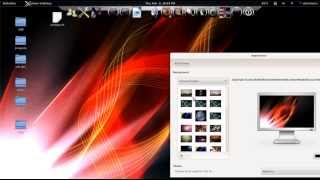 Several themes, wallpapers, plugins, Gnome shell