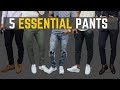 5 Pant Styles Every Man Should Own