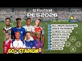 eFootball PES 2026 PPSSPP Android Offline Full Update UCL & League Kits 25/26 Season 4k Graphics