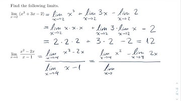 Business Calculus: Limits - Part 3