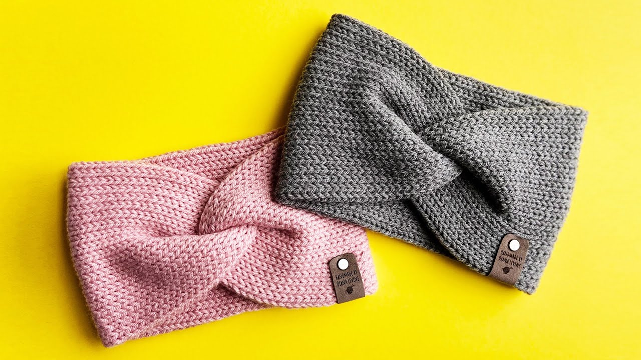 How to Knit Twisted Headbands on a Knitting Machine
