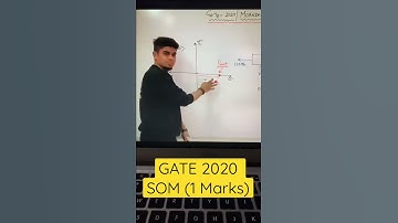 GATE 2020 ME (1 Marks) | Strength of Materials | by Harshvardhan Singh
