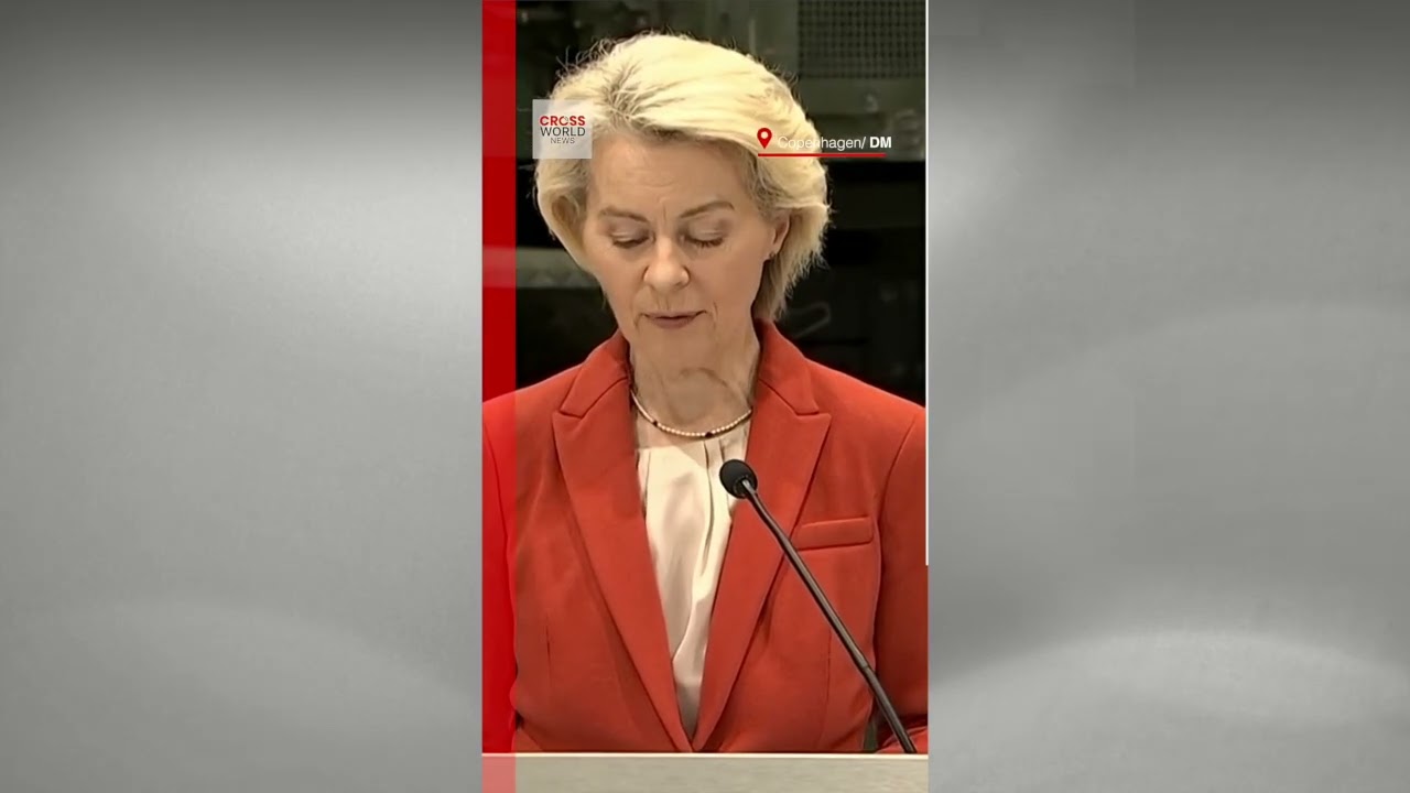 President of the European Commission, Ursula von der Leyen on  air Russian intrusion in Estonia