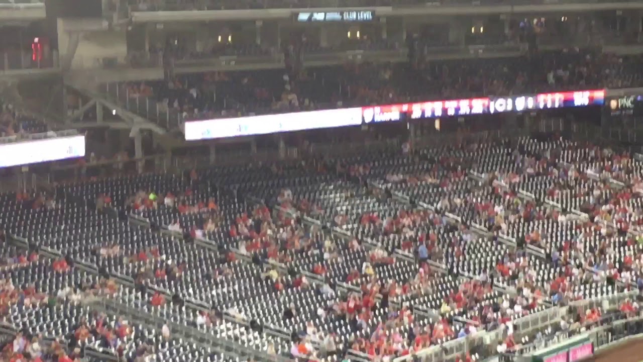 Bryce Harper Solo Home Run Washington Nationals VS Cincinnati Reds 8-2-18