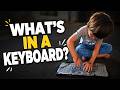 4 Year Old Takes Apart Keyboard to See What's Inside