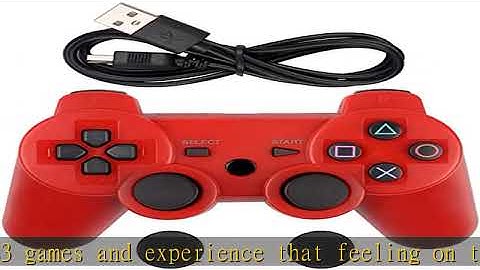 ONE250 Wireless Controller, Dual Vibration Bluetooth Joystick Sixaxis Gamepad Compatible with Plays