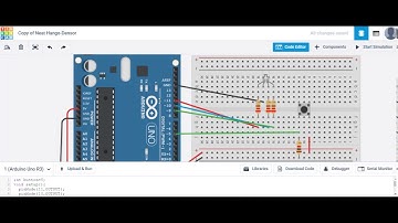 Lighting an RGB LED with a Push Button on Tinkercad