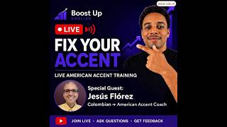 Live with Jesús Flórez | Colombian in Michigan – Accent, Culture & Placement screenshot 1