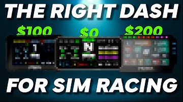Best Sim Racing Dash Options EXPLAINED - Free, budget and premium