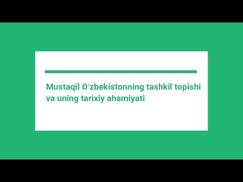 Video: Tashkiliy Hayot Tsikli Va Uning Asosiy Bosqichlari