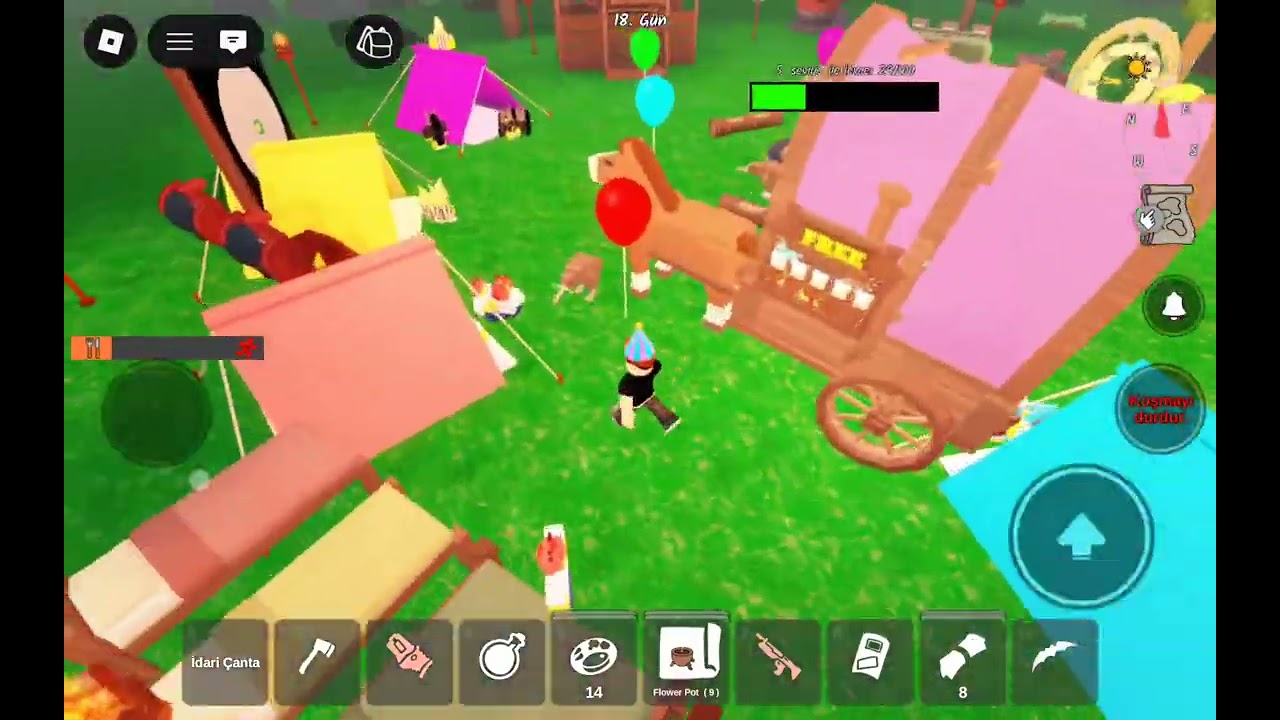 Ormanda 99 gece böyük admin abuse 😀Roblox ormanda 99 gece