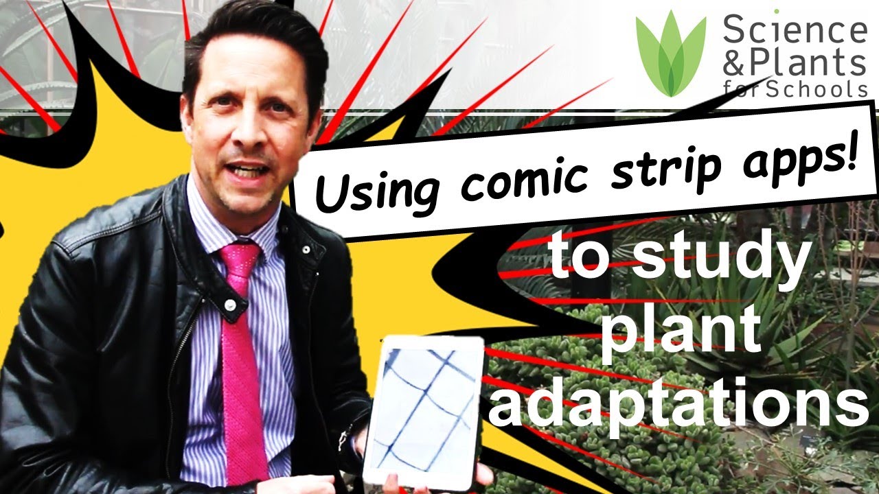 Using comic strip apps to study plant adaptations 🤳💥 - YouTube