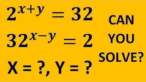 Math Olympiad Preparation | Can you solve the system of exponential equations | Math Rapper
