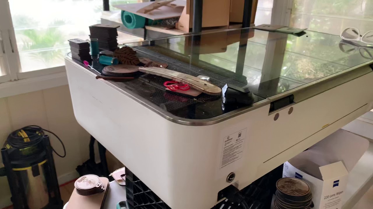 Test Kref Glowforge Glowforge Power Test: Negative - YouTube