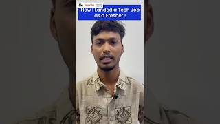 Failed Interviews to Job Offer! My Story 🎯 #shorts #techcareer