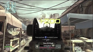 MW3 - Light Machine Gun Rushing (Commentary)