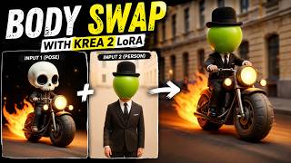 Krea 2 LoRAs You Should Try! Style Transfer, Head Swap & Body Swap (ComfyUI Tutorial) screenshot 5