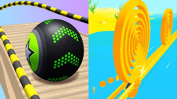 Going Balls VS Spiral Roll Android iOS Gameplay Ep 3