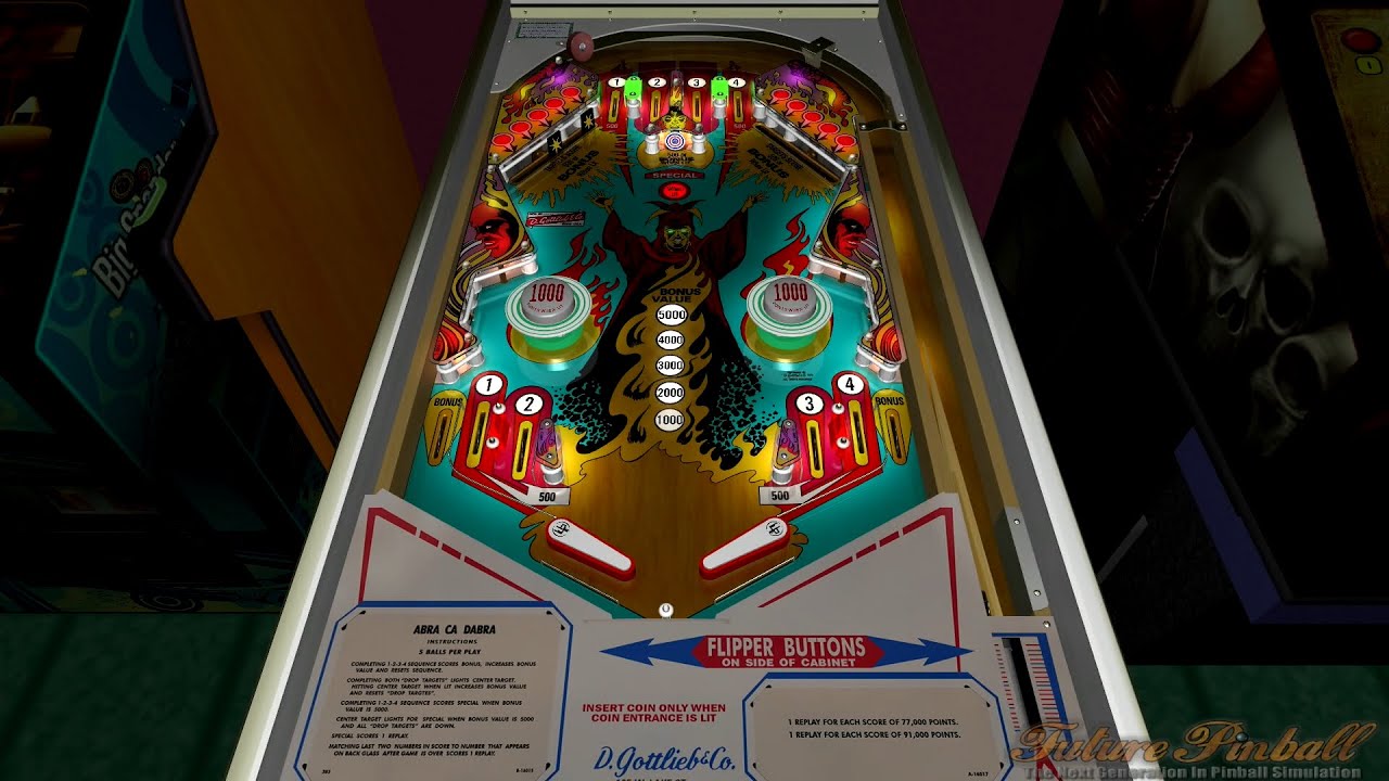 Batocera 36 + Future Pinball Abra Ca Dabra (1975) YouTube