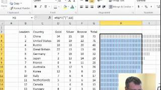How to create a bar chart... without a bar chart