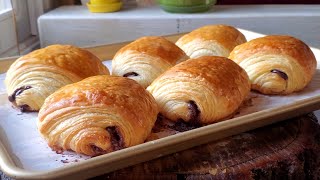 How to make pain au chocolat at home (chocolatine)