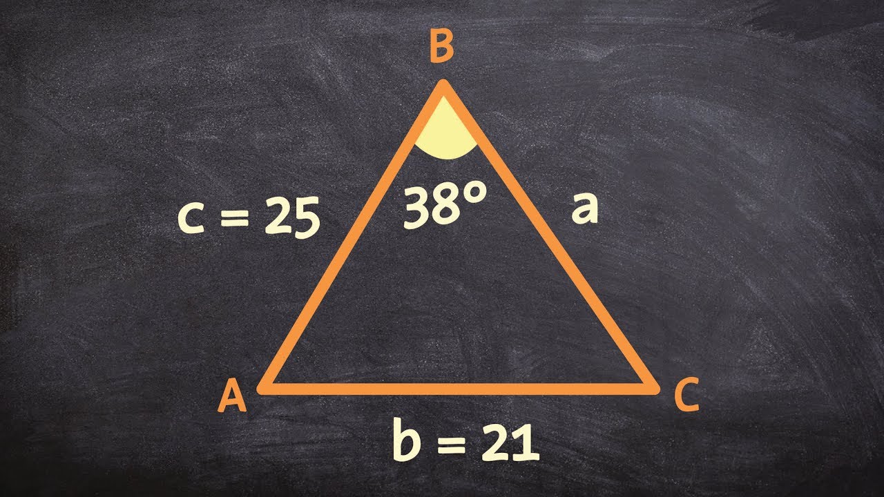 Law of sines Ambiguous case - Two Cases - YouTube